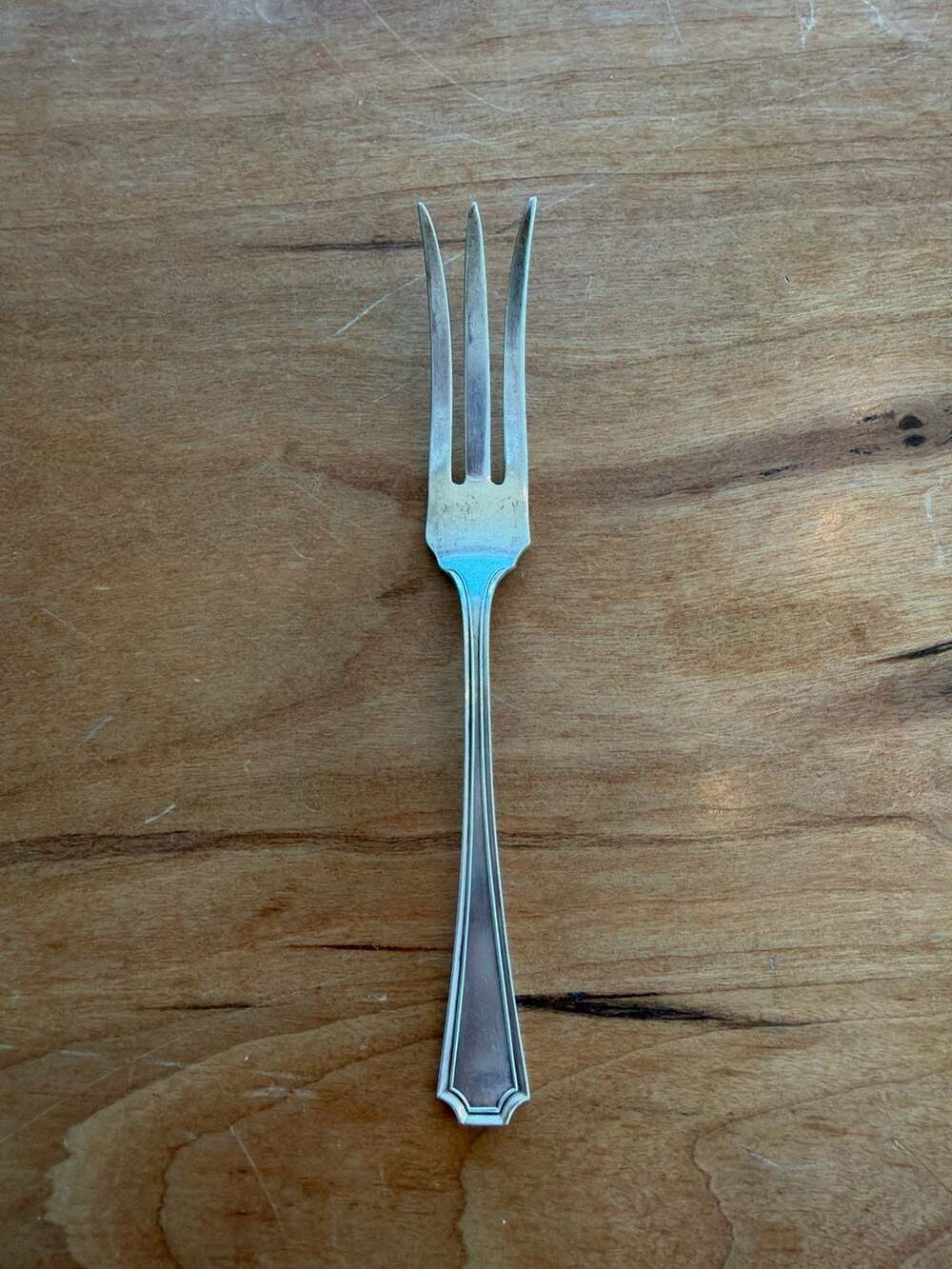 Durgin Antique Sterling Silver Lemon Fork 4.5" 14g